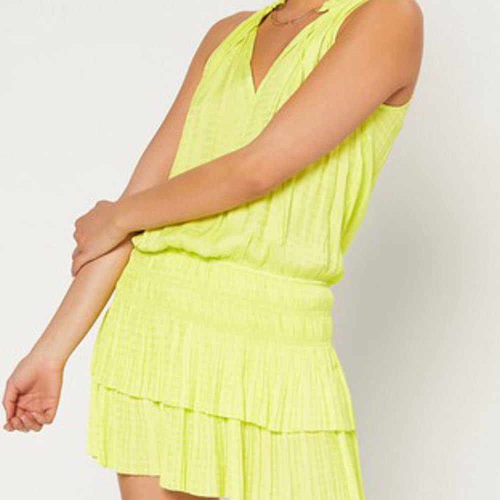 Current Air Cara Pleated Mini Dress